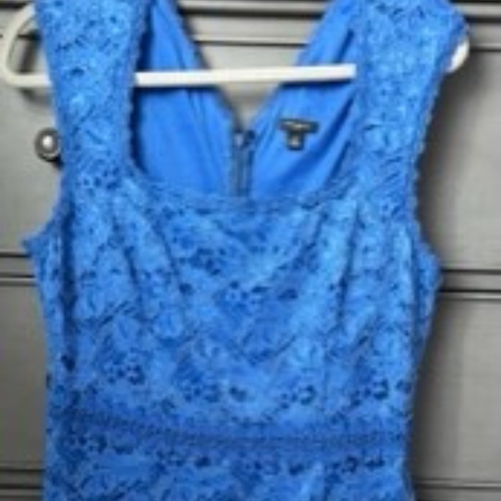 Gorgeous Ann Taylor Dress, Cornflower Blue, Size 12 , UEC